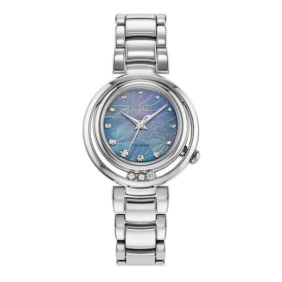 Ladies' Citizen L Arcly Diamond Accent Watch in Stainless Steel (Model: Em1110-56N)