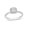 Thumbnail Image 1 of 1/2 CT. T.W. Princess-Cut Diamond Frame Engagement Ring in 14K White Gold