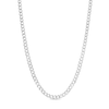 Thumbnail Image 1 of 2.0mm Curb Chain Necklace in Solid 14K White Gold