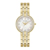 Thumbnail Image 2 of Ladies' Bulova Crystal Collection Watch with Mother-of-Pearl Dial and Heart Necklace Box Set (Model: 98X138)