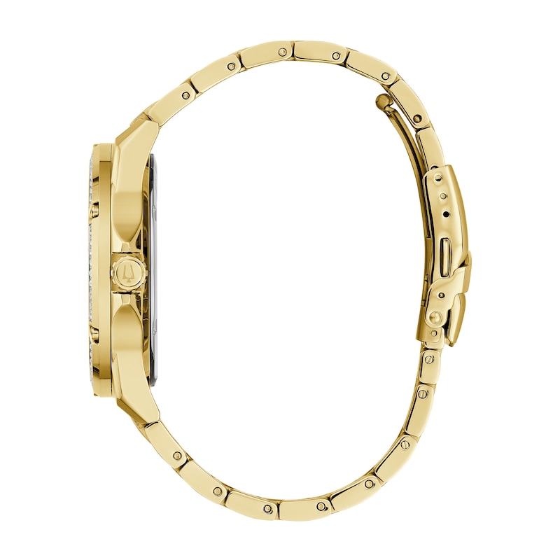 Main Image 4 of Men’s Bulova Exclusive Crystal Collection Watch and Bracelet Box Set (Model: 98K118)