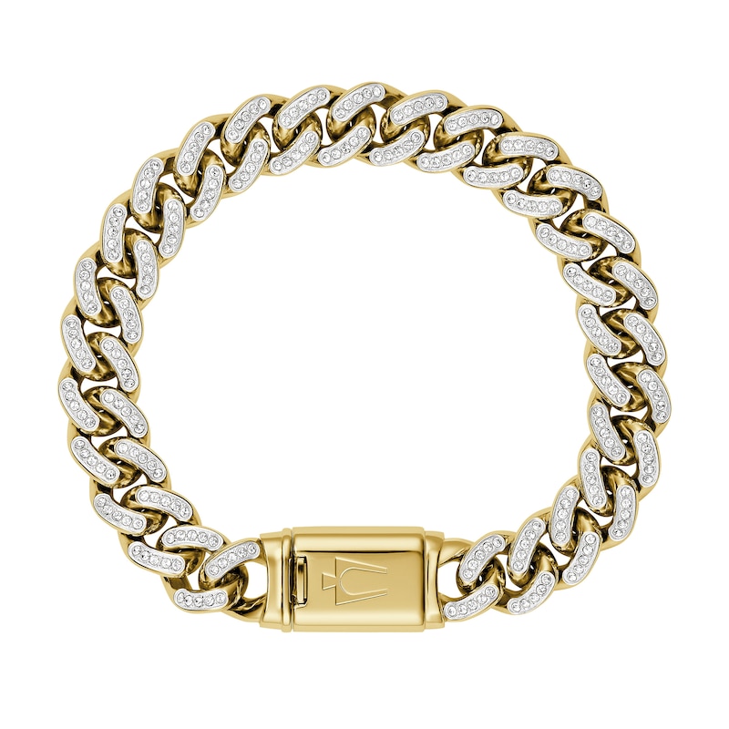 Main Image 6 of Men’s Bulova Exclusive Crystal Collection Watch and Bracelet Box Set (Model: 98K118)