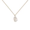 Thumbnail Image 1 of PDPAOLA™ at Zales Cubic Zirconia Pear-Shaped Cluster Pendant in Sterling Silver with 18K Gold Plate - 19.5"