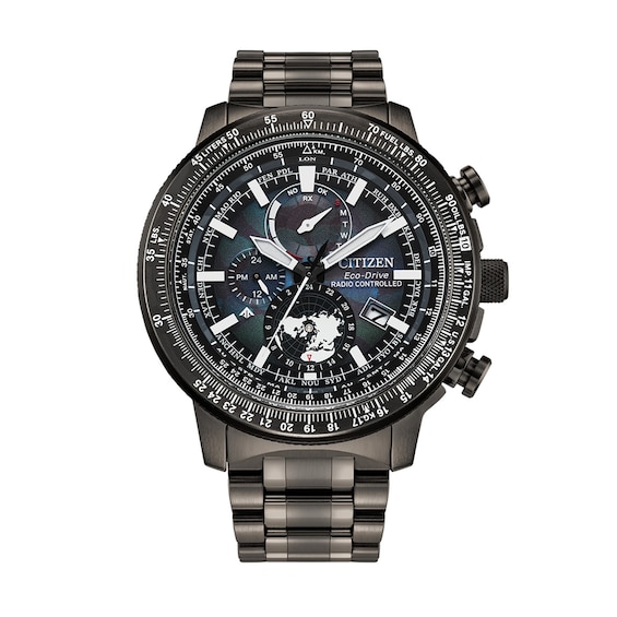 Men's Citizen Promaster Watch in Grey Ion-Plated Stainless Steel (Model By3005-56E)