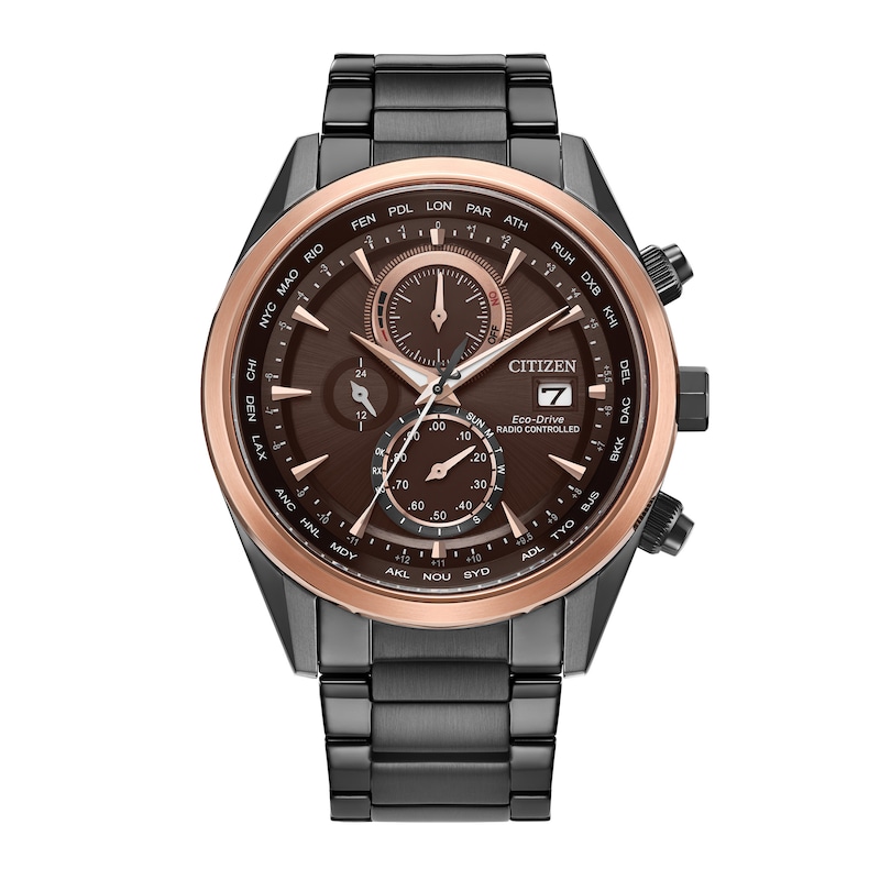 Main Image 1 of Men's Citizen Radio Control AT8267 Watch in Two-Tone Stainless Steel (Model AT8267-51X)