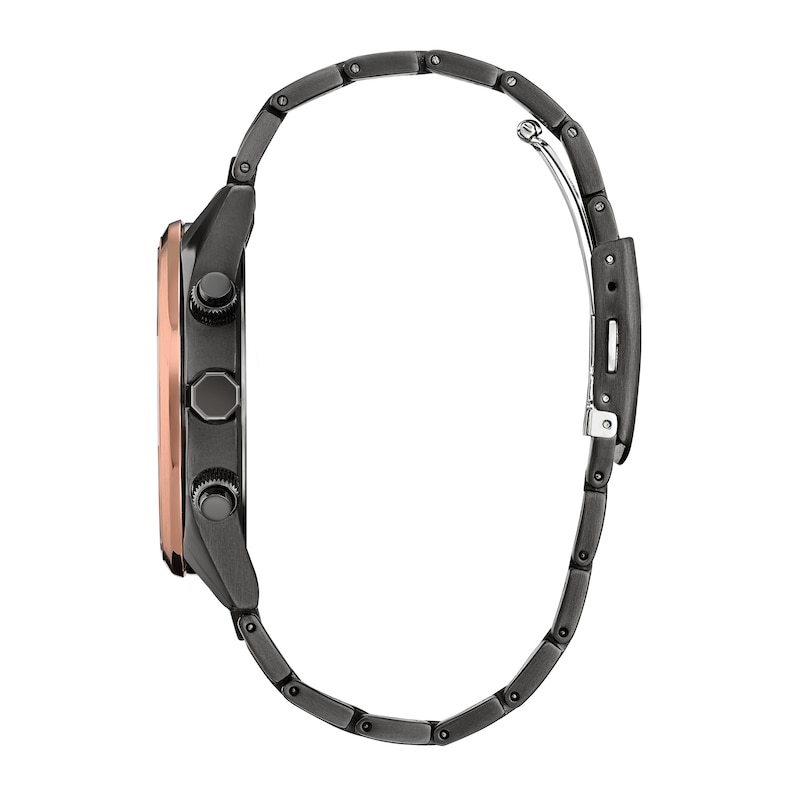 Main Image 2 of Men's Citizen Radio Control AT8265 Watch in Black Ion-Plated Stainless Steel (Model AT8265-57L)