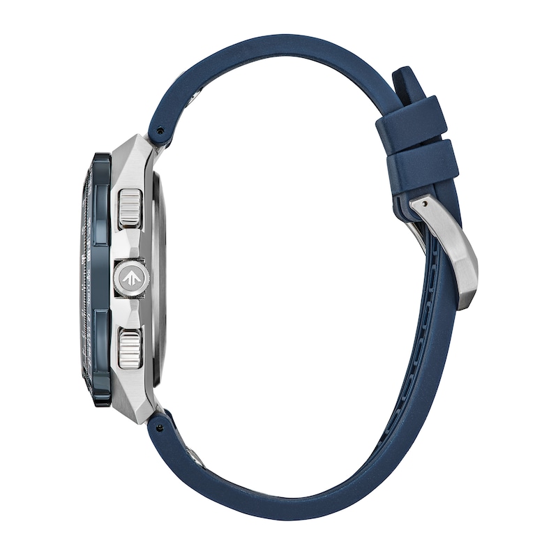 Main Image 2 of Men's Citizen Promaster Skyhawk A-T in Stainless Steel with Blue Silicone Strap (Model  JY8156-00L)