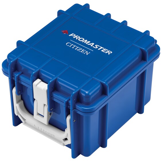 Men's Citizen Promaster Skyhawk A-T in Stainless Steel with Blue Silicone Strap (Model Jy8156-00L)