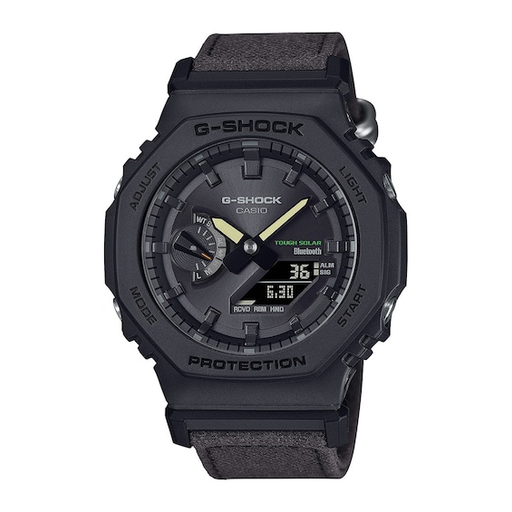 Men's Casio G-Shock Watch with Black Fabric Strap (Model Gab2100Ct1A5)