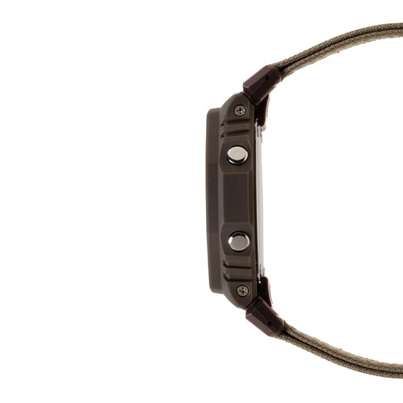 Men's Casio G-Shock Watch with Brown Fabric Strap (Model Gab2100Ct-5A)