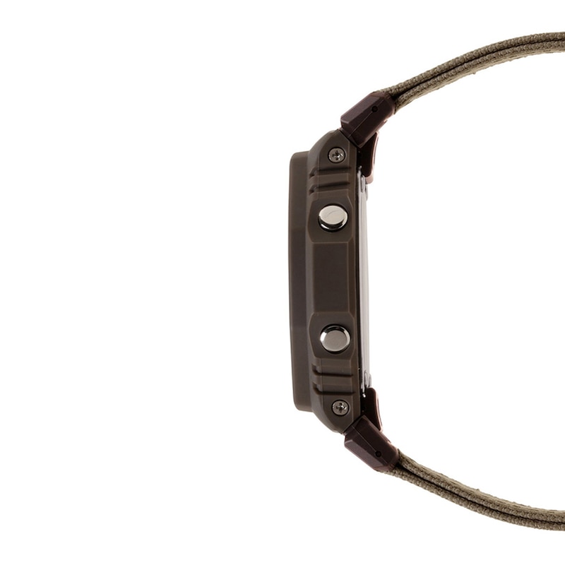 Main Image 3 of Men's Casio G-SHOCK Watch with Brown Fabric Strap (Model GAB2100CT-5A)