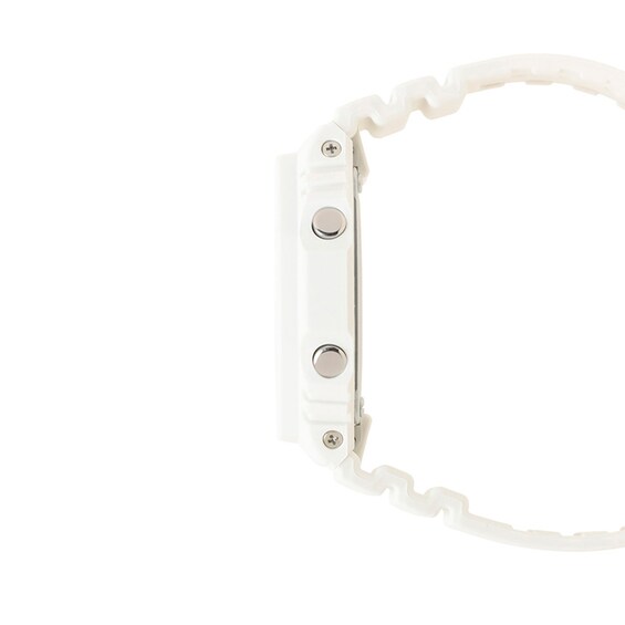 Ladies' Casio G-Shock White Bio-Based Resin Watch (Model Gmap2100-7A)