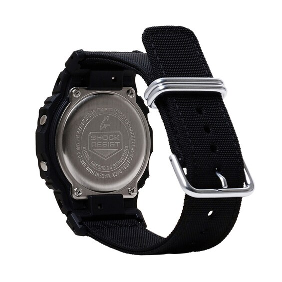 Men's Casio G-Shock S-Series Watch with Black CorduraÂ® Nylon Band (Model Dw5600Bce-1)
