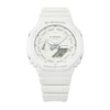 Thumbnail Image 1 of Men's Casio Tone-on-Tone G-SHOCK Analog/Digital Display Watch in White (Model  GA2100-7A7)