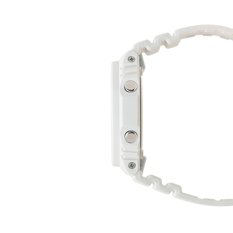Main Image 3 of Men's Casio Tone-on-Tone G-SHOCK Analog/Digital Display Watch in White (Model  GA2100-7A7)
