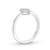 Thumbnail Image 3 of 1/10 CT. T.W. Diamond Open Marquise Ring in 10K White Gold