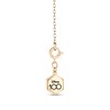 Thumbnail Image 2 of Enchanted Disney 1/6 CT. T.W. Diamond Script Necklace in 10K Gold