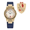 Thumbnail Image 2 of Ladies' Citizen Eco-Drive® Disney® Snow White Flora Watch with Beige Dial and Pin Box Set (Model: GA1079-41W)