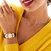 Thumbnail Image 7 of Ladies' Citizen Eco-Drive® Disney® Snow White Flora Watch with Beige Dial and Pin Box Set (Model: GA1079-41W)