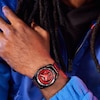 Thumbnail Image 5 of Men's Citizen Eco-Drive® ©MARVEL Spider-Man Watch with Black Logo Dial and Black Leather Strap (Model: AW1685-00W)