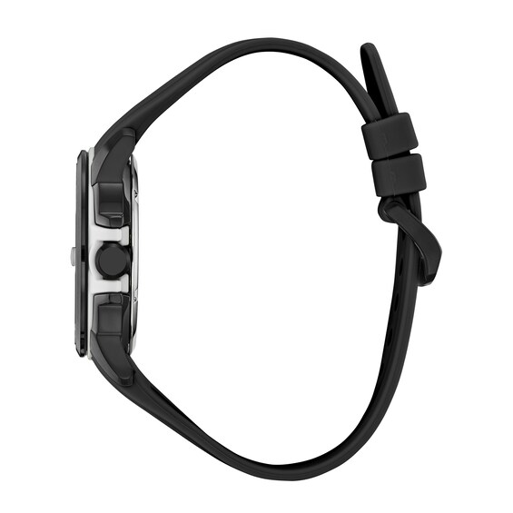 Men’s Citizen Eco-Drive® Star Wars™ Darth Vader Watch with Black Dial and Black Silicone Strap (Model: Aw1659-00W)