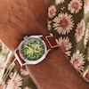 Thumbnail Image 4 of Men's Citizen Eco-Drive® Disney® Mickey Mouse Explorer Watch with Multi-Color Dial and Leather Strap (Model: AW1149-06W)