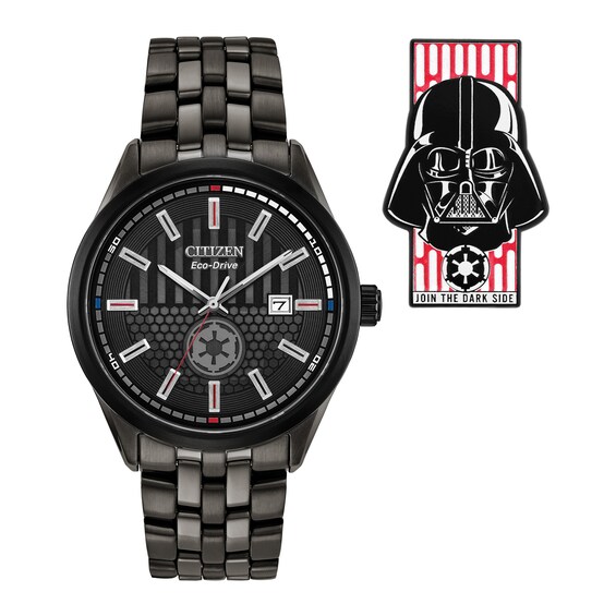 Men's Citizen Eco-DriveÂ® Star Warsâ¢ Darth Vader Watch with Black Dial (Model: Bm7255-61W)
