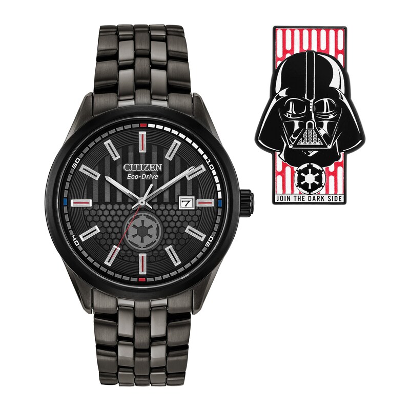 Main Image 2 of Men's Citizen Eco-Drive® Star Wars™ Darth Vader Watch with Black Dial (Model: BM7255-61W)