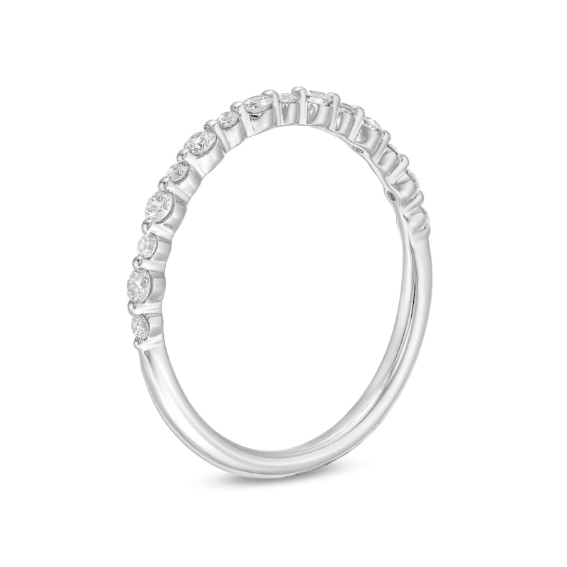 Main Image 3 of 1/4 CT. T.W. Diamond Ring in 14K White Gold