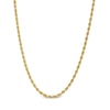 Thumbnail Image 0 of 2.5mm Rope Chain Necklace in Semi-Solid 14K Gold - 20"