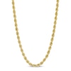 Thumbnail Image 0 of 3.7mm Rope Chain Necklace in Semi-Solid 14K Gold - 18"