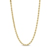 Thumbnail Image 0 of 2.5mm Rope Chain Necklace in Semi-Solid 14K Gold - 18"