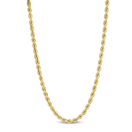 2.5mm Silk Rope™ Chain Necklace in Semi-Solid 14K Gold - 18"