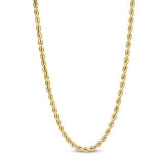 Main Image 1 of 2.5mm Silk Rope™ Chain Necklace in Semi-Solid 14K Gold - 18"