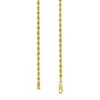 Thumbnail Image 3 of 2.5mm Silk Rope™ Chain Necklace in Semi-Solid 14K Gold - 18"