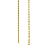 Thumbnail Image 2 of 2.5mm Rope Chain Necklace in Semi-Solid 14K Gold - 18"