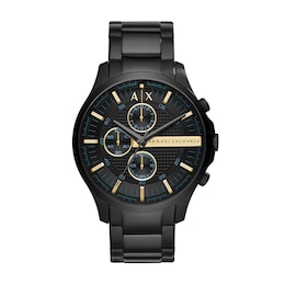 Men’s Armani Exchange Chronograph Watch with Black Dial (Model: AX2164)