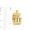 Thumbnail Image 3 of Triple Row Huggie Hoop Earrings in Hollow 10K Gold