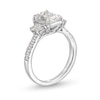 Thumbnail Image 3 of 2-7/8 CT. T.W. Emerald-Cut Certified Lab-Grown Diamond Three-Stone Engagement Ring In 14K White Gold (F/VS2)