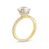Thumbnail Image 3 of 2-3/4 CT. T.W. Certified Oval Lab-Grown Diamond Hidden Frame Engagement Ring in 14K Gold (F/VS2)