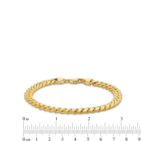 6.0mm Miami Cuban Curb Chain Bracelet in Hollow 10K Gold - 7.5â
