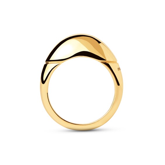 PDPAOLAâ¢ at Zales ICONS Polished Dome Ring Sterling Silver with 18K Gold Plate