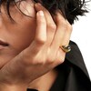 Thumbnail Image 3 of PDPAOLA™ at Zales ICONS 8.0mm Blue Labradorite Solitaire Ring in Sterling Silver with 18K Gold Plate