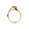 Thumbnail Image 4 of PDPAOLA™ at Zales ICONS 8.0mm Blue Labradorite Solitaire Ring in Sterling Silver with 18K Gold Plate