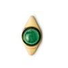 Thumbnail Image 4 of PDPAOLA™ at Zales 8.0mm Green Aventurine Solitaire Ring in Sterling Silver with 18K Gold Plate