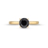 Thumbnail Image 3 of 1 CT. Black Diamond Solitaire Ring in 14K Gold