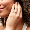 Thumbnail Image 2 of 1 CT. T.W. Diamond Pinched Shank Engagement Ring in 14K White Gold