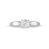 Thumbnail Image 3 of 1 CT. T.W. Diamond Pinched Shank Engagement Ring in 14K White Gold