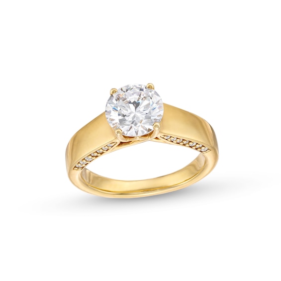 2 CT. T.w. Certified Lab-Created Diamond Solitaire Engagement Ring in 14K Gold (F/Vs2)