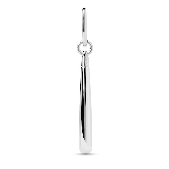 PDPAOLA™ at Zales ICONS Large Teardrop Dangle Single Hoop Earring in Sterling Silver